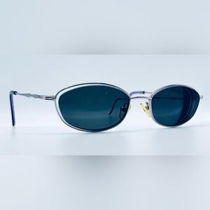 Maryland 112 Silver Purple Oval Sunglasses Frames Only